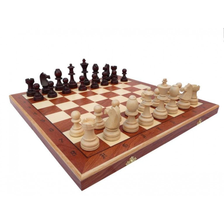 Összecsukható fa sakk 490*490 PL95